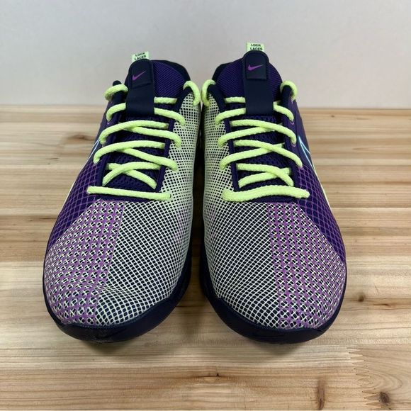 NEW Nike Metcon 8 AMP Workout Training Shoes Mens 12 Deep Purple Barely Volt - Picture 3 of 11